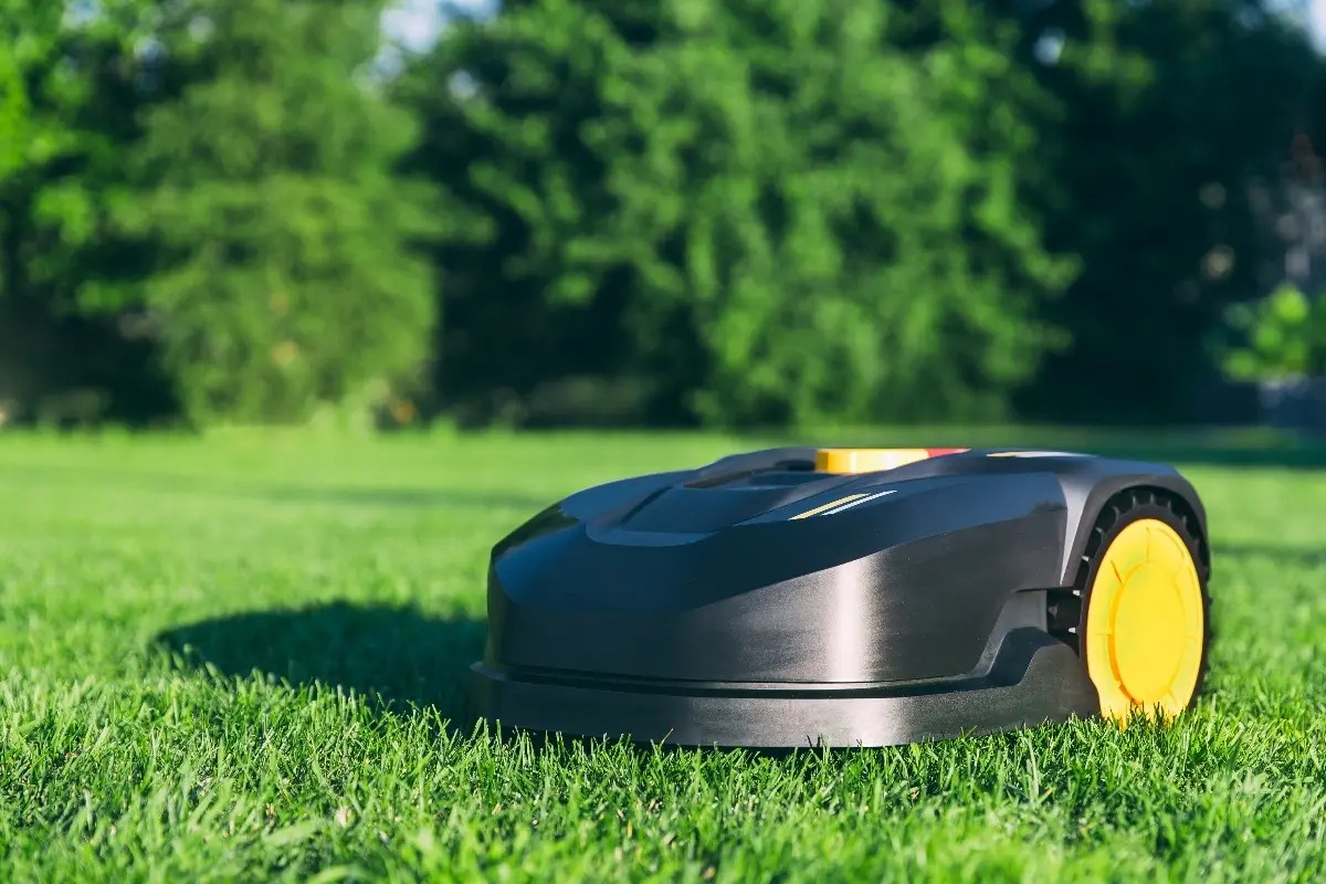 What technologies are needed in robotic lawnmower design?